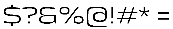 JTCyraxSlab ExtendedLight Instance Font OTHER CHARS