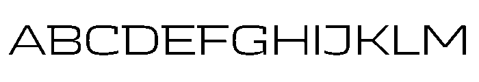 JTCyraxSlab ExtendedLight Instance Font UPPERCASE