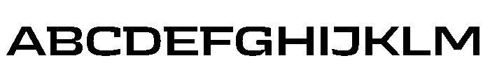 JTCyraxSlab ExtendedSemibold Instance Font UPPERCASE