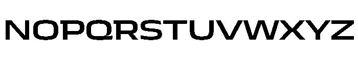 JTCyraxSlab ExtendedSemibold Instance Font UPPERCASE