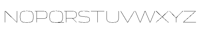 JTCyraxSlab ExtendedThin Instance Font UPPERCASE