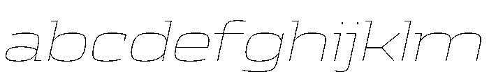 JTCyraxSlab ExtendedThinItalic Instance FONT