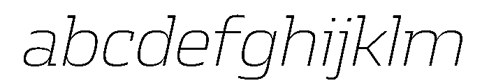 JTCyraxSlab ExtralightItalic FONT