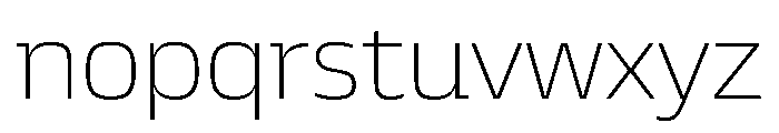 JTCyraxSlab Extralight Font LOWERCASE