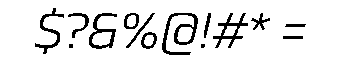 JTCyraxSlab LightItalic Font OTHER CHARS