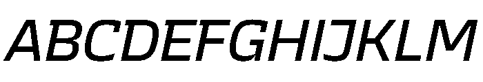 JTCyraxSlab RegularItalic Font UPPERCASE