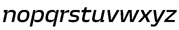 JTCyraxSlab RegularItalic Font LOWERCASE