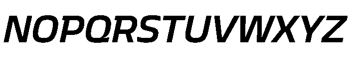 JTCyraxSlab SemiboldItalic Font UPPERCASE