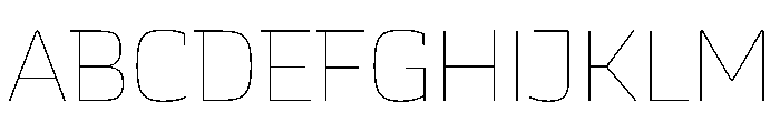 JTCyraxSlab Thin Font UPPERCASE