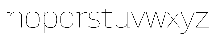 JTCyraxSlab Thin Font LOWERCASE