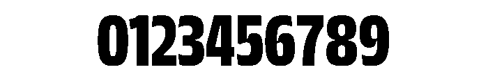 JTCyraxSlabCondensed Black Font OTHER CHARS