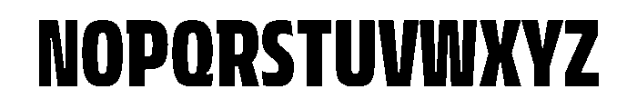JTCyraxSlabCondensed Black Font UPPERCASE