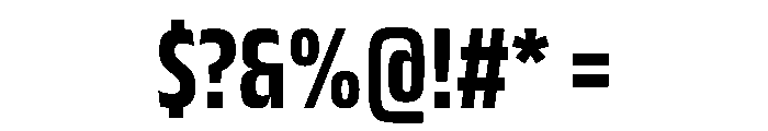 JTCyraxSlabCondensed Bold Font OTHER CHARS