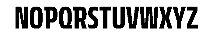 JTCyraxSlabCondensed Bold Font UPPERCASE