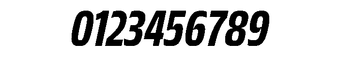 JTCyraxSlabCondensed BoldItalic Font OTHER CHARS
