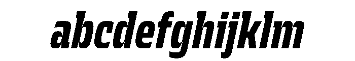JTCyraxSlabCondensed BoldItalic FONT