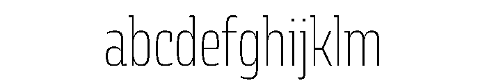 JTCyraxSlabCondensed Extralight FONT
