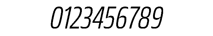 JTCyraxSlabCondensed LightItalic Font OTHER CHARS