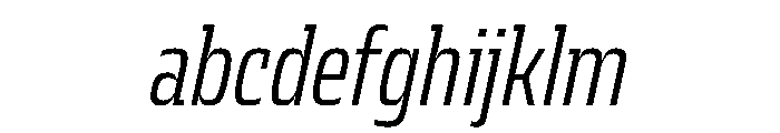 JTCyraxSlabCondensed LightItalic FONT