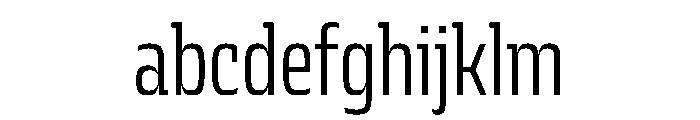 JTCyraxSlabCondensed Light FONT