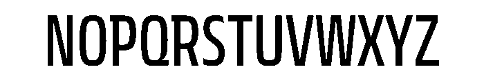JTCyraxSlabCondensed Regular Font UPPERCASE