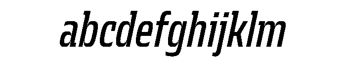 JTCyraxSlabCondensed RegularItalic FONT