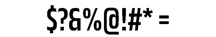 JTCyraxSlabCondensed Semibold Font OTHER CHARS