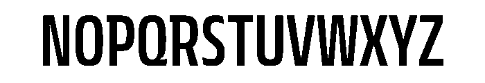 JTCyraxSlabCondensed Semibold Font UPPERCASE