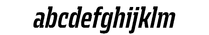 JTCyraxSlabCondensed SemiboldItalic FONT