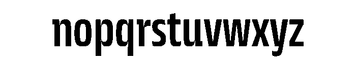 JTCyraxSlabCondensed Semibold Font LOWERCASE