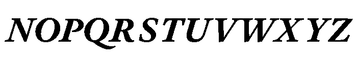 JTJavel ExtraBoldItalic Font UPPERCASE