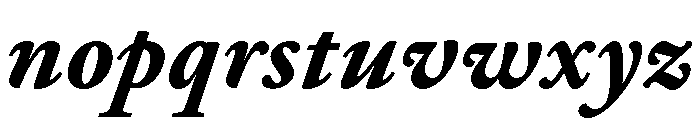 JTJavel ExtraBoldItalic Font LOWERCASE