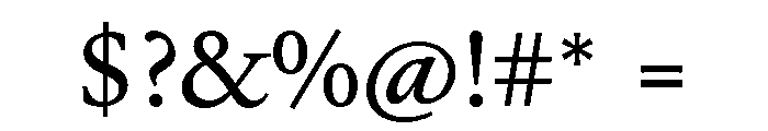 JTJavel Medium Font OTHER CHARS