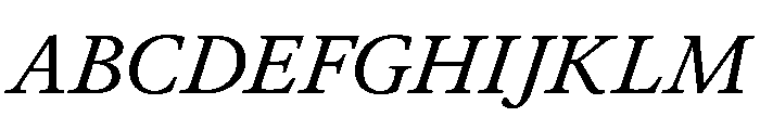 JTJavel MediumItalic Font UPPERCASE