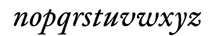 JTJavel MediumItalic Font LOWERCASE