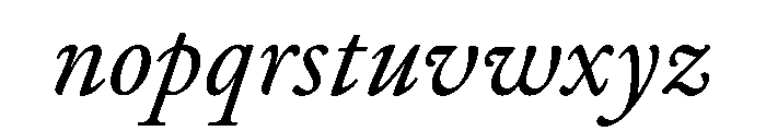 JTJavel RegularItalic Font LOWERCASE