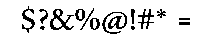 JTJavel SemiBold Font OTHER CHARS