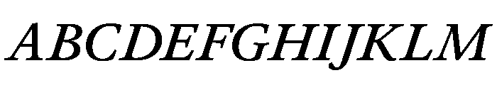 JTJavel SemiBoldItalic Font UPPERCASE