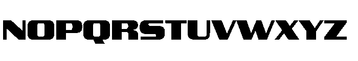 JTMultona Black Font UPPERCASE