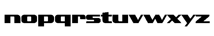 JTMultona Black Font LOWERCASE