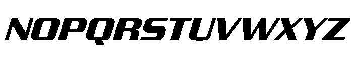 JTMultona BoldItalic Font UPPERCASE