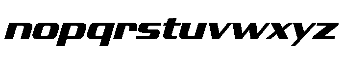 JTMultona BoldItalic Font LOWERCASE