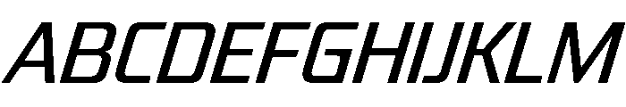 JTMultona Italic Font UPPERCASE