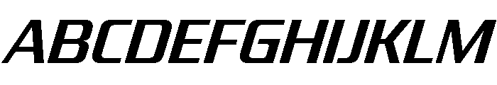 JTMultona MediumItalic Font UPPERCASE