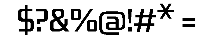 JTMultona Regular Font OTHER CHARS