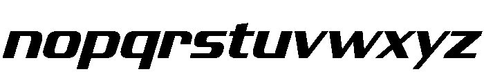 JTMultona SemiBoldItalic Font LOWERCASE