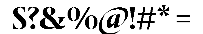 JTPeletonPoster Bold Font OTHER CHARS