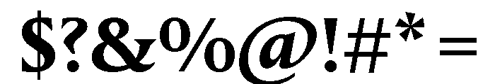 JTPeletonText Bold Font OTHER CHARS