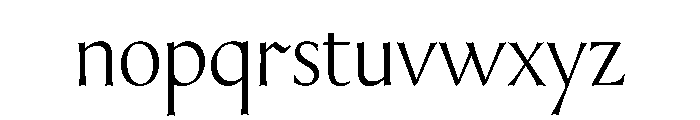 JTPercy Regular Font LOWERCASE