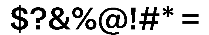 JTPicolo Medium Font OTHER CHARS